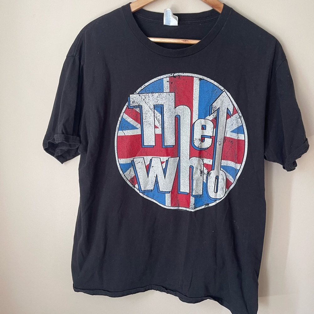 Black The Who Graphic T-Shirt